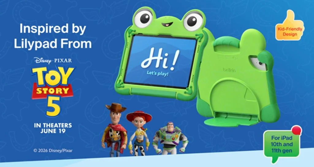 Belkin Toy Story 5 Lilypad iPad Case with EVA foam protection, built-in kickstand launched in India