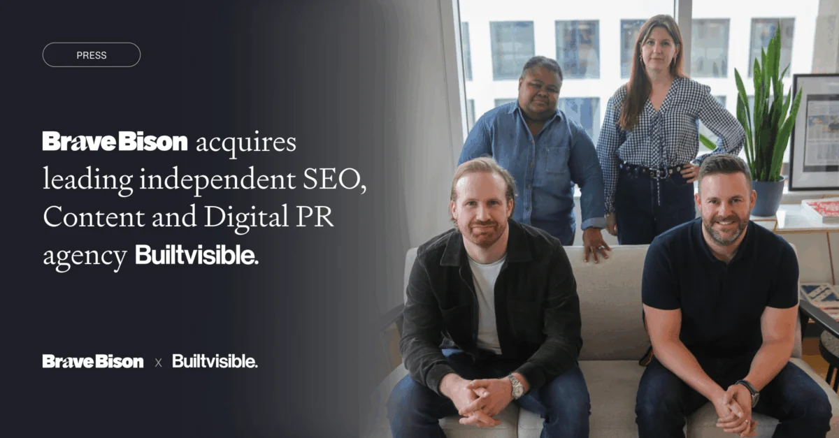 Brave Bison acquires Builtvisible – Builtvisible