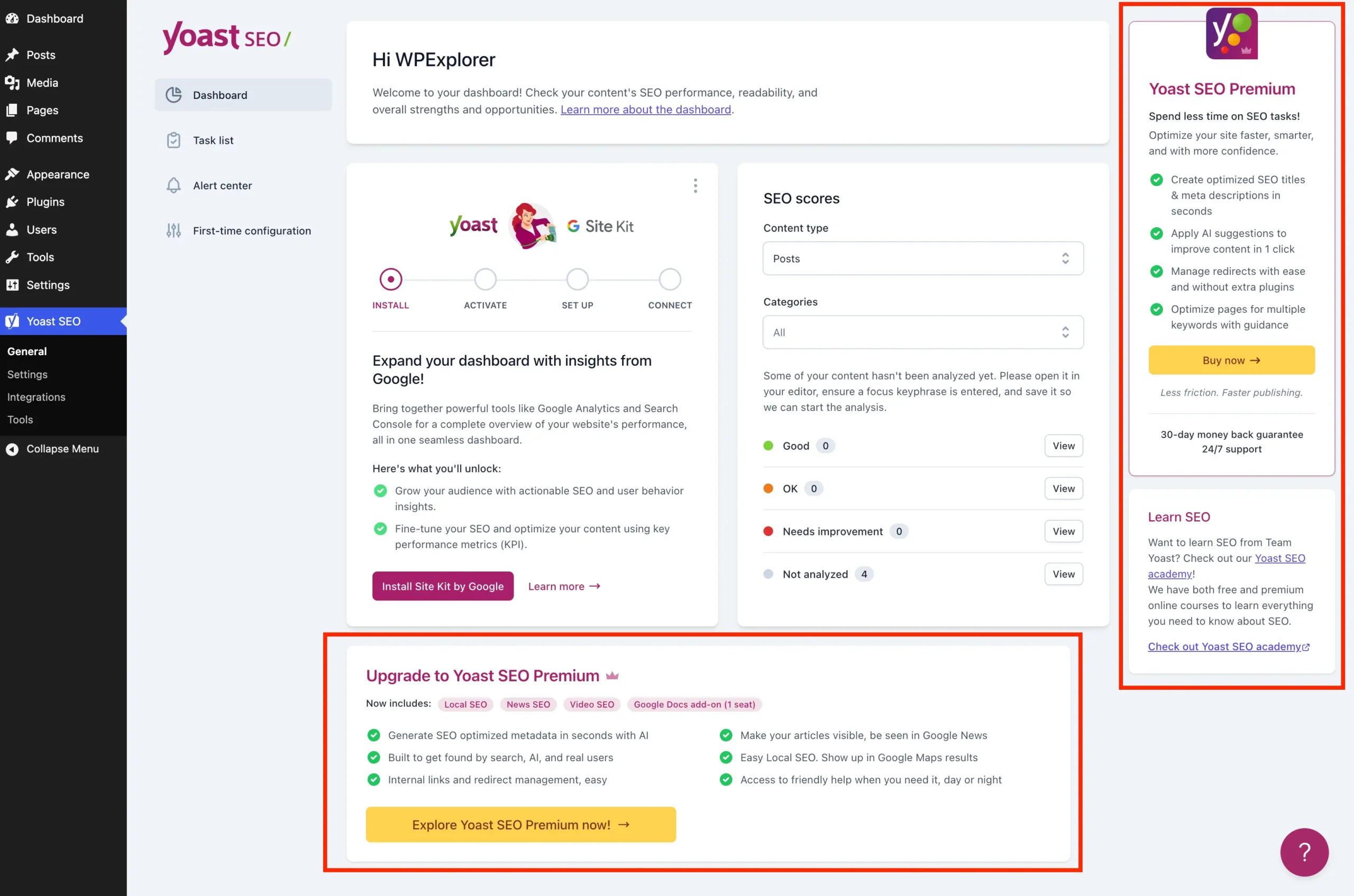 How to Remove Yoast SEO Premium Ads & Upsells