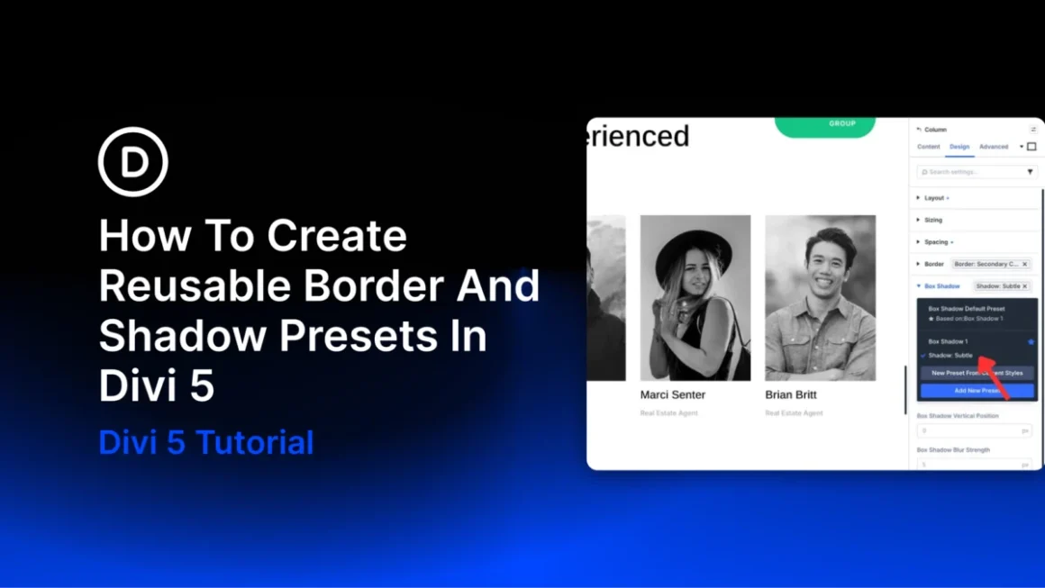 The Evolution of Design Systems: Mastering Border and Shadow Presets in Divi 5
