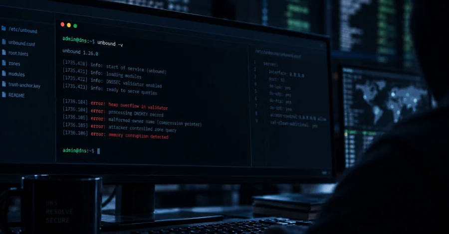 Critical Vulnerabilities Discovered in Unbound DNS Resolver: NLnet Labs Releases Emergency Patches for Version 1.26.1