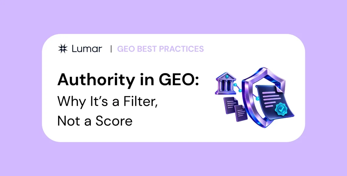 Decoding the Trust Equation: How Authority Functions as a Gatekeeper in Generative Engine Optimization (GEO)