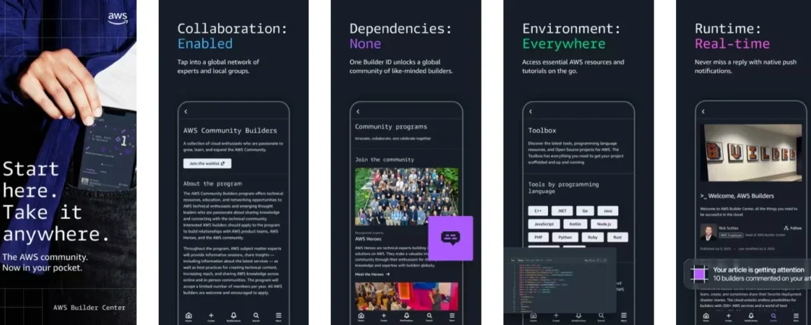 AWS Expands Developer Ecosystem: Launch of the AWS Builder Center Mobile App, Community Polls, and the "Zero to Shipped" Hackathon