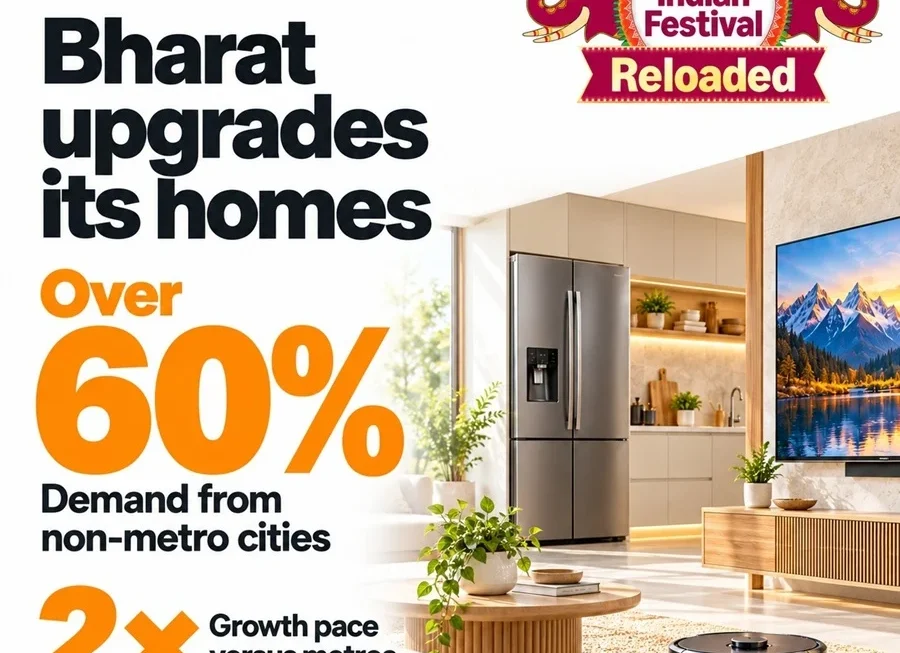 Bharat Leads the Charge: Amazon Great Indian Festival 2026 Reveals Massive Home Upgrade Surge