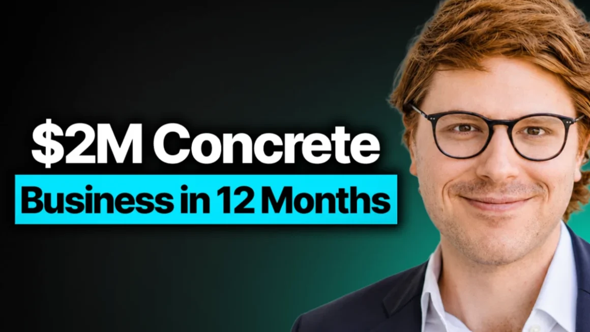 From Fintech to Foundation: How One Entrepreneur Built a $2 Million Concrete Business in 12 Months