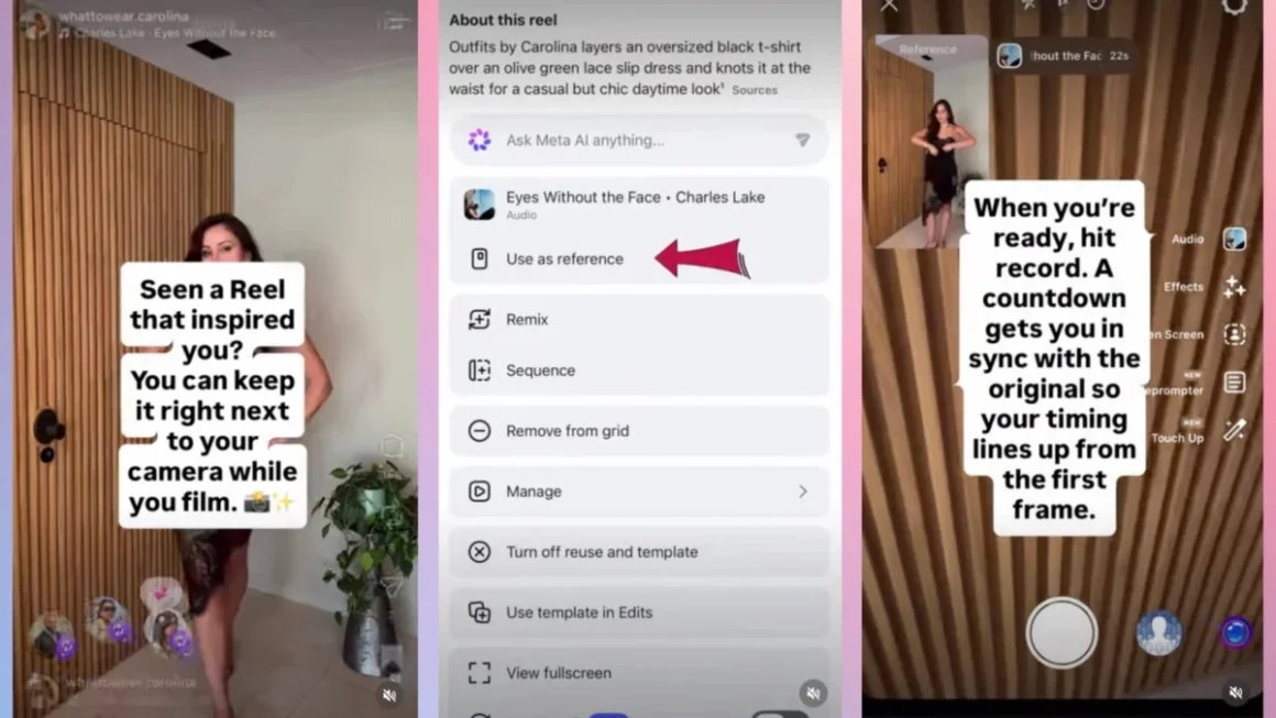 Instagram’s Game-Changing Reference Tool Eliminates the Guesswork from Recreating Viral Reels