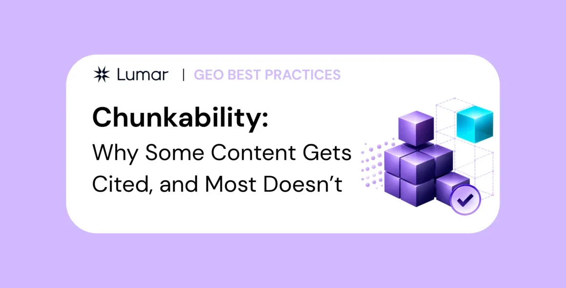 Mastering Generative Engine Optimization (GEO): Why "Chunkability" is the Missing Link in AI Citations