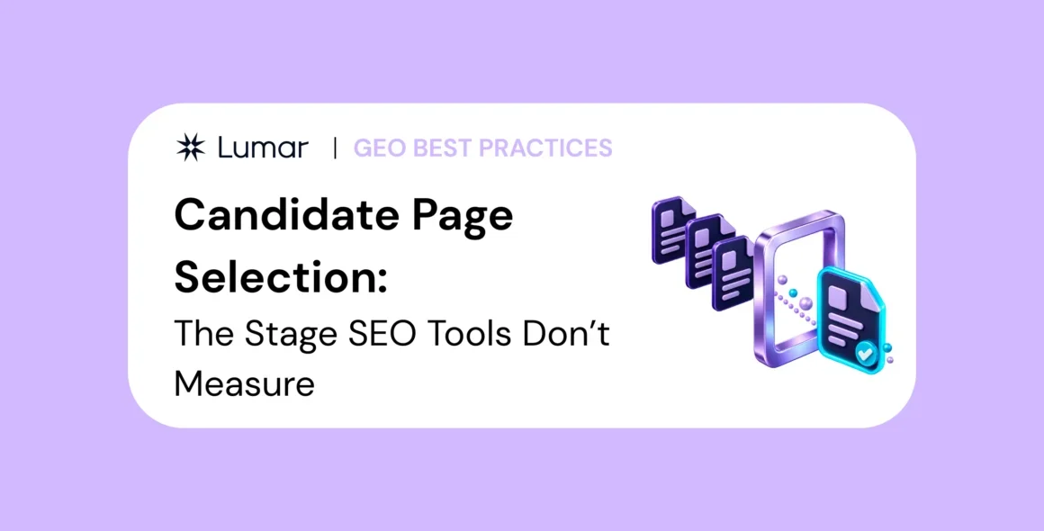 Navigating the Shift to Generative Engine Optimization (GEO): Understanding Candidate Page Selection in AI-Driven Search