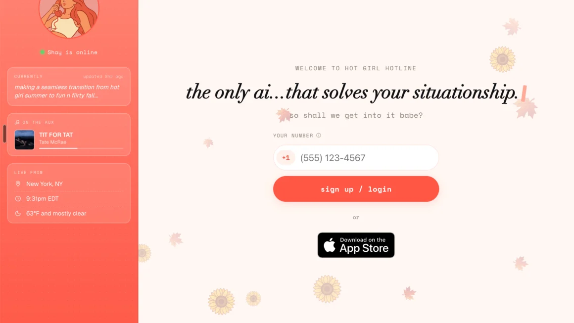 Redefining Modern Advice: Inside ‘Hot Girl Hotline,’ the Startup Bringing Ethical AI to Young Women’s Relationships