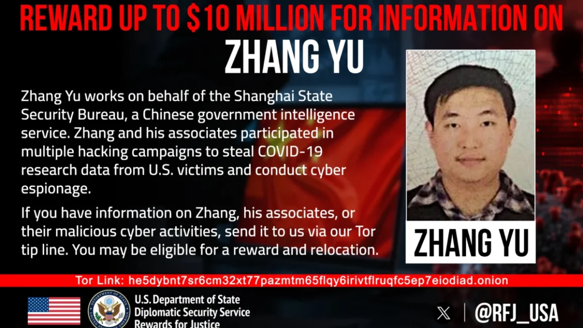The $10 Million Bounty: U.S. Escalates Manhunt for Alleged HAFNIUM Architect Zhang Yu