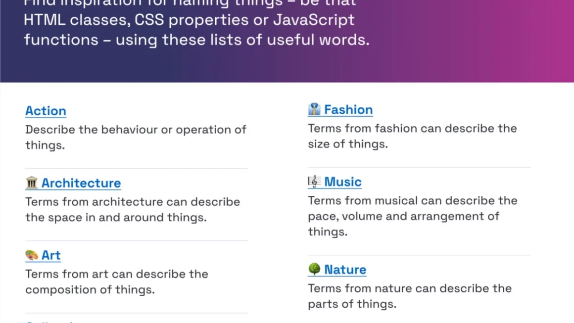 The Art and Architecture of Naming: A Comprehensive Guide to UI, Design Systems, and Feature Clarity