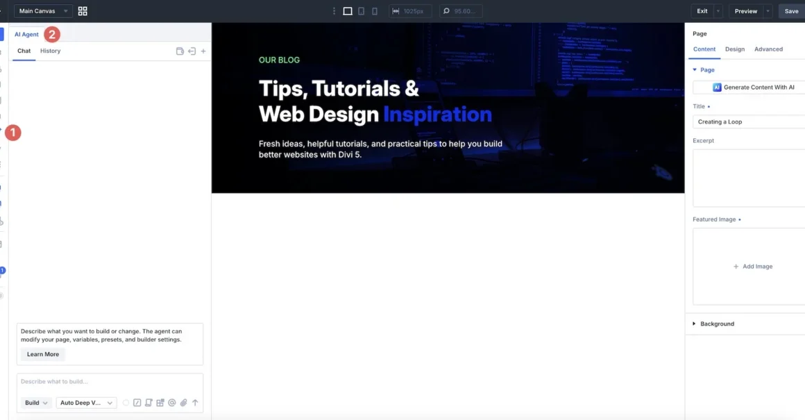The Future of Web Design: Mastering Conversational Workflows with Divi AI Agents